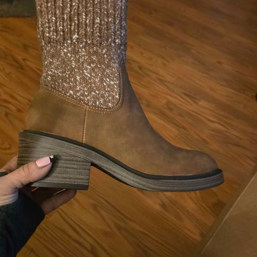 New W Tags Portland Leather Brown Ankle Booties